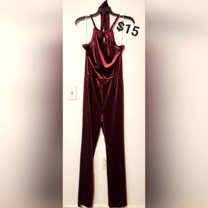 Love fire velvet Jumpsuit